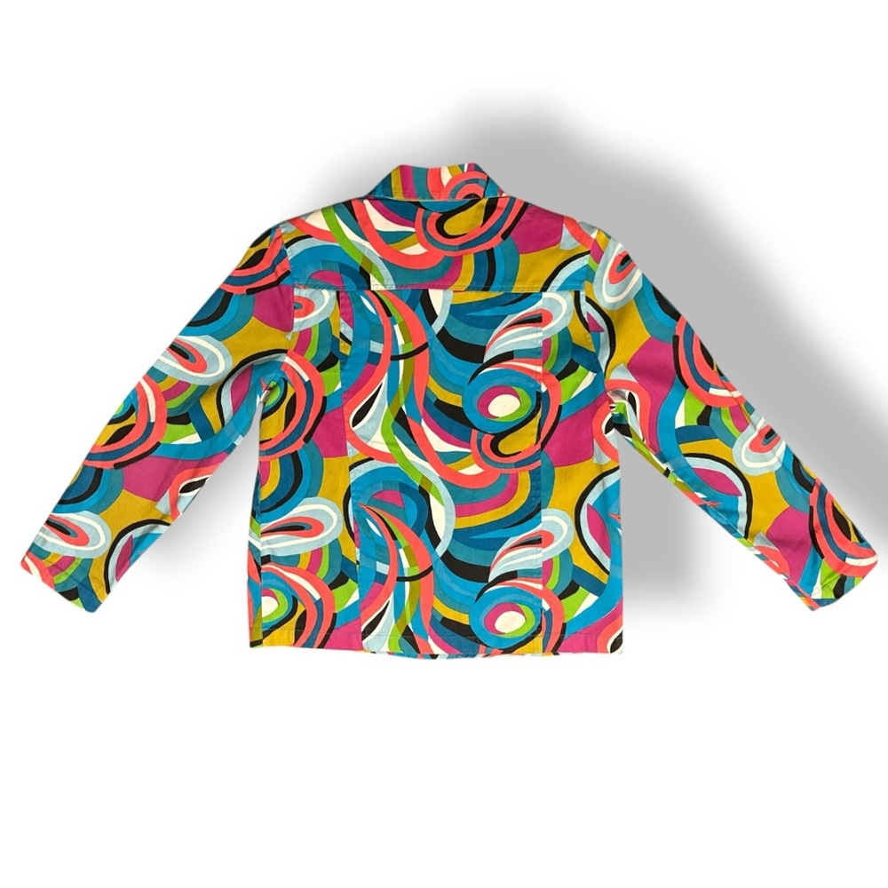 🚨3 for $15 Life Style Vintage Wearable Art Button Up Jacket Size Medium Sequins - Picture 3 of 14